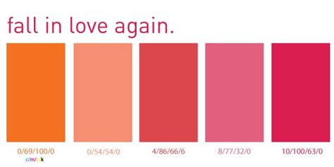 Over And Over And Over Hot Orange And Pink Wedding Palette Hot