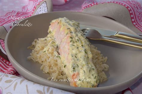 Saumon à la crème de ciboulette Les recettes de Jacre En toute simplicité