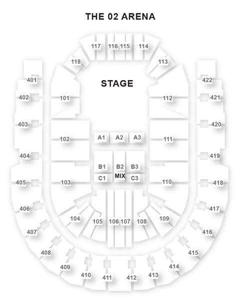 O Arena Detailed Seating Plan Seat Numbers Brokeasshome Com