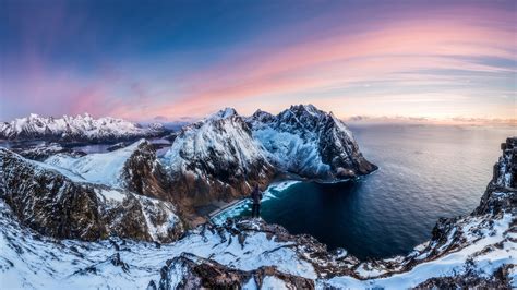 Winter Mountains Panorama 4k 8k Wallpapers Hd Wallpapers Id 28654