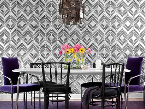 Create A Bold Dining Room With Wallpaper Hgtv