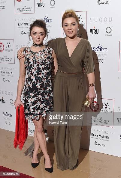 Maisie Williams And Florence Pugh Attend The London Critics Circle