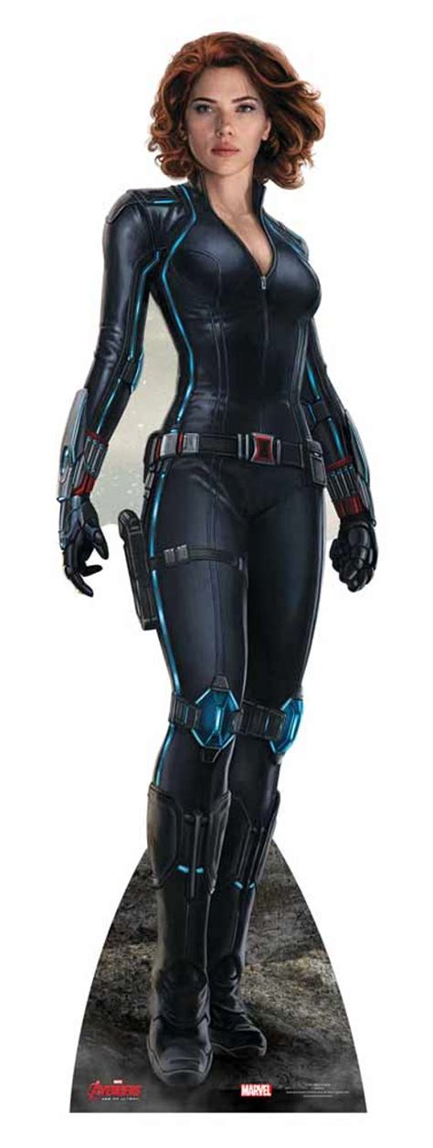 Black Widow From Marvels Age Of Ultron Lifesize Cardboard Cutout