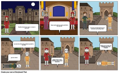 romeo and juliet story board storyboard by d6dd841d