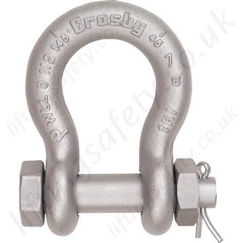 Crosby G A Grade Alloy Bolt Type Lifting Bow Shackles Omega Shackles With Nut Split