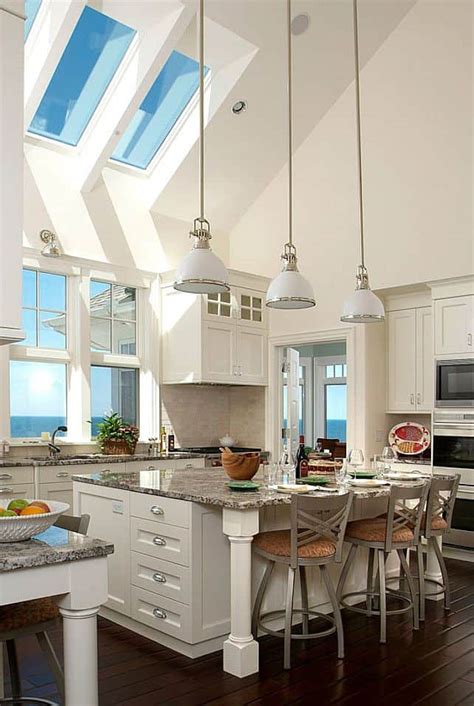 Pin on kitchen and dining design. 16 Ways To Add Decor To Your Vaulted Ceilings