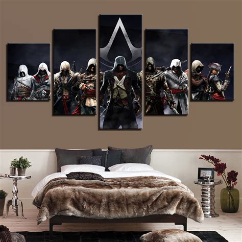 Canvas Paintings Assassins Creed Multiple Connor War 3 Wall Art