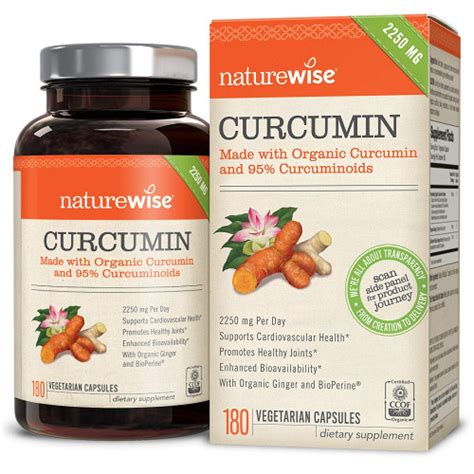 Naturewise Organic Curcumin Turmeric With