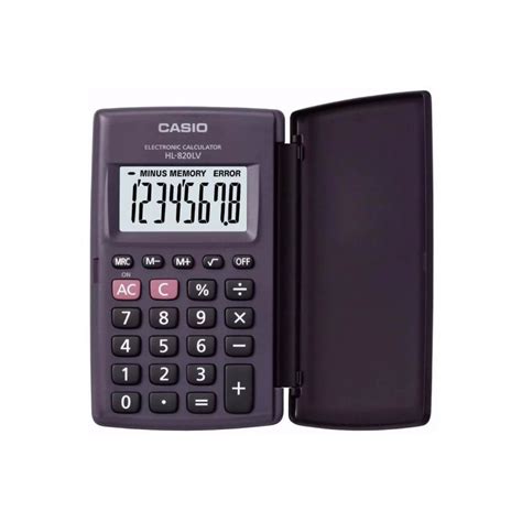 CALCULADORA CHICA CASIO HL LV C TAPA