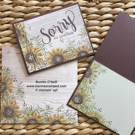 Maybe you would like to learn more about one of these? Painted Harvest Sympathy Card • Bonnie Stamped