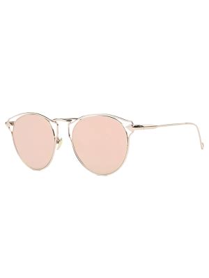 Arrow Cat Eye Mirrored Sunglasses - Pink | Mirrored ...