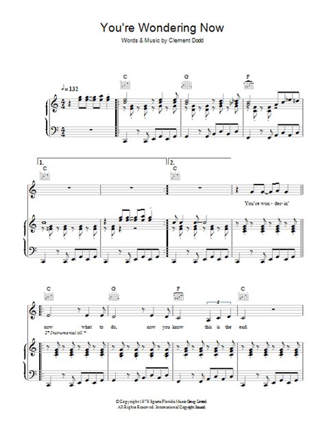 You Re Wondering Now Sheet Music Amy Winehouse Piano Vocal And Guitar Chords