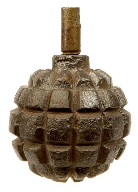 Wwi German Fragmentation Hand Grenade Militaria