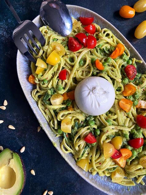 Avocado Sauce Avocado Pasta Sauce Spices And Hay