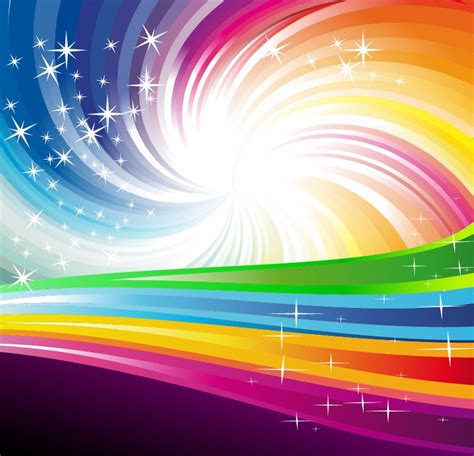 Vector Rainbow Colorful Background Free Vector Graphics All Free