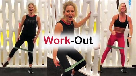 Candace Cameron Bure Band Workout With Kira You Know I Have To Squeeze