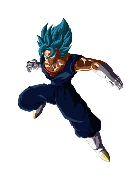 Super Saiyan Blue Vegito Takahashi Style Render By Dokkandeity On