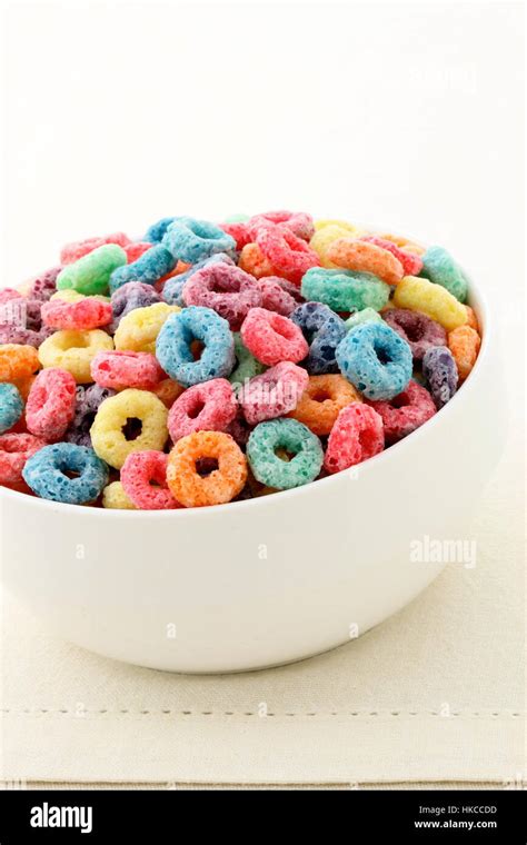 Delicious And Nutritious Fruit Cereal Loops Flavorful Healthy And