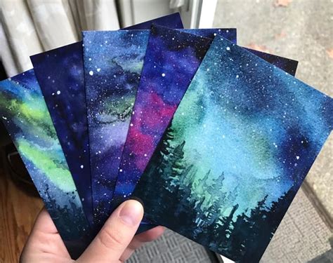 Nebula Watercolor Prints