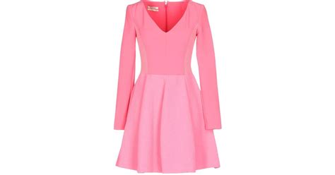 Pinko Synthetic Short Dress In Fuchsia Pink Save 22 Lyst