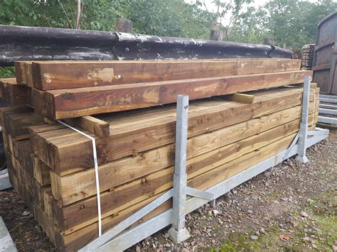 10ft X 5 X 5 Treated Larch Blunt Post James Smith Fencing