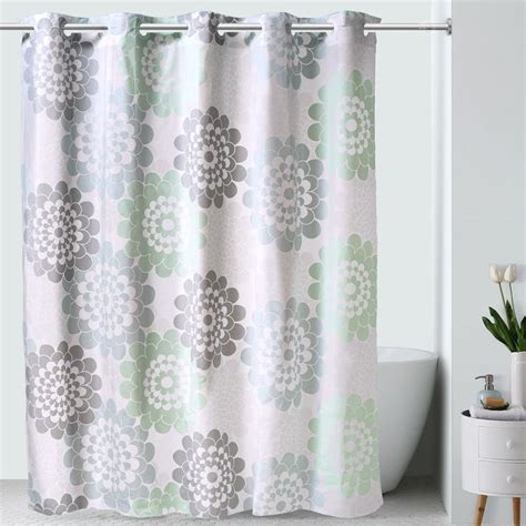 Hookless Flower Print Peva Shower Curtain Overstock 31772304