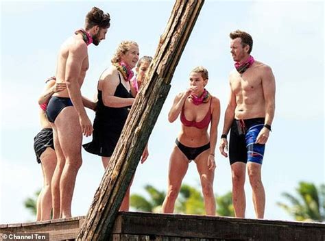 Australian Survivor S Sam Schoers Risks A Wardrobe Malfunction During