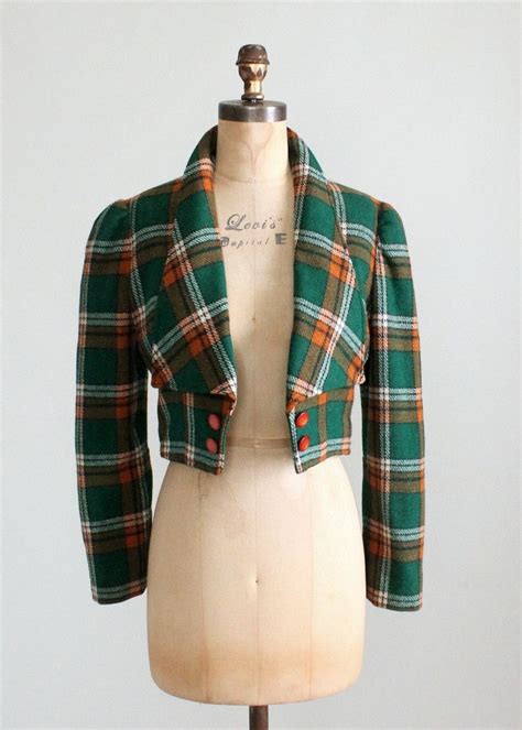 Plaid Wool Jacket Vintage Coat Vintage Stuff We Wear How To Wear