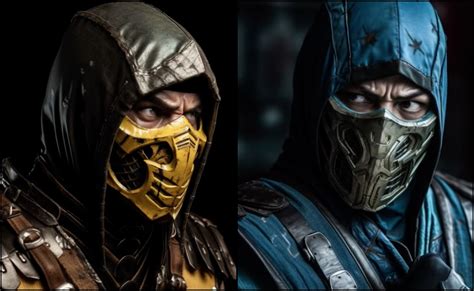 Cómo se verían Sub Zero y Scorpion de Mortal Kombat si fuesen reales