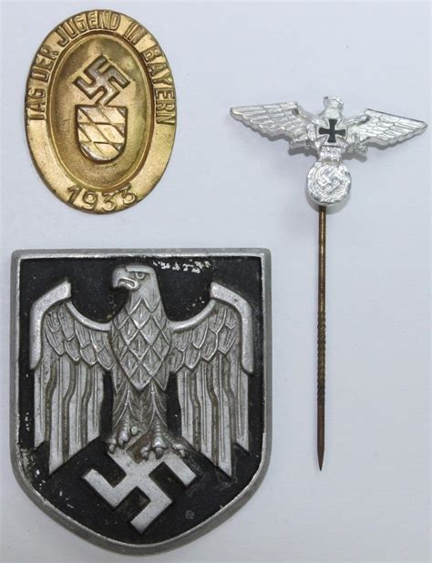 Lot Wwii Germany Nazi Pins And Badges 3