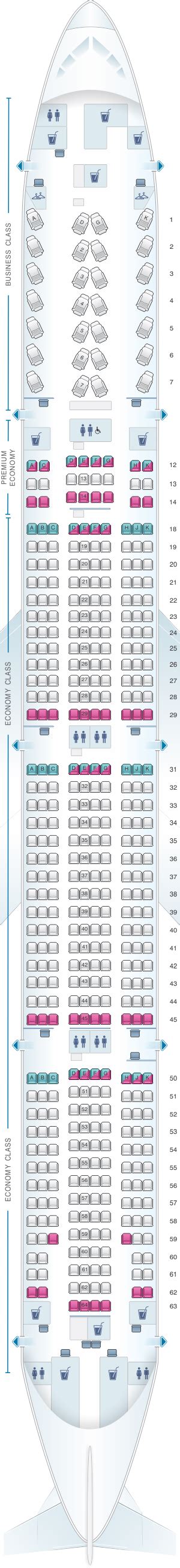 Seating Chart Boeing 777 300er Air Canada Elcho Table