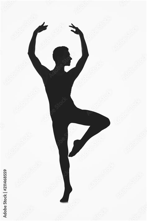 Male Ballet Dancers Silhouette