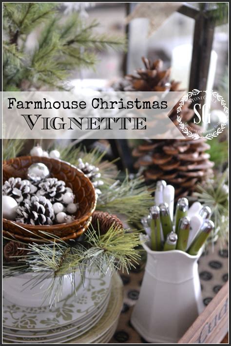 Farmhouse Christmas Vignette Creating Christmas Memories With