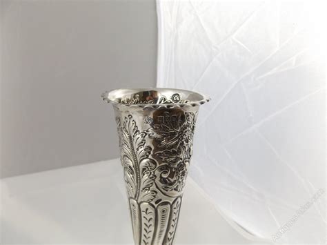 Antiques Atlas Superb Pair Of Victorian Silver Vases