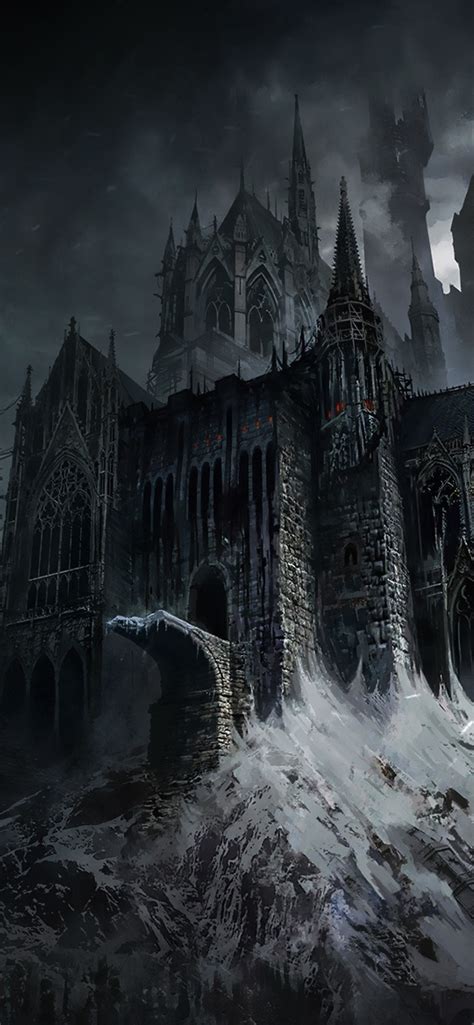 1242x2688 Resolution Evil Castle Dark Fantasy Iphone Xs Max Wallpaper