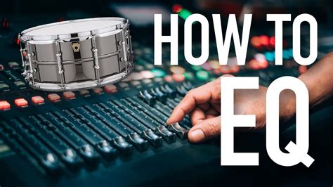 How To Eq Drums Using An X32m32 Amazing Final Results Howto Youtube