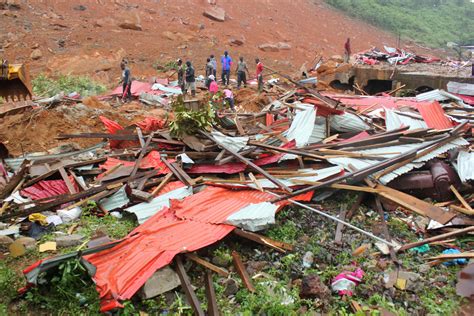 More Than 200 Killed In Sierra Leone As Mudslide Sweeps Away Homes