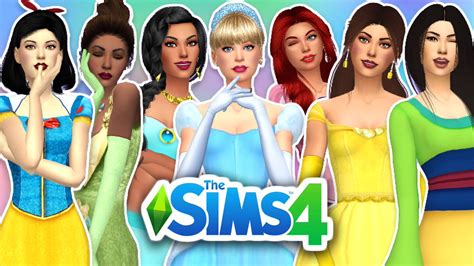 Sims 4 Let S Create Disney Princesses Sims 4 Sims Dis