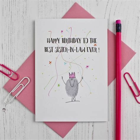 A Birthday Card With An Image Of A Hedge Holding A Party Hat On It And The Words Happy Birthday