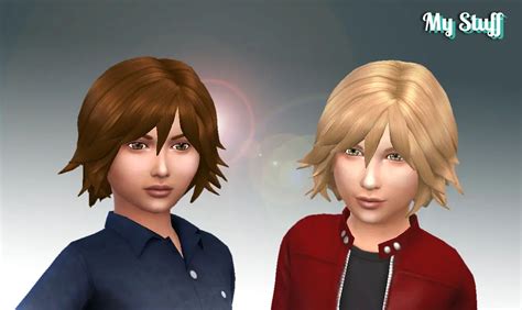 Sims 4 Hairs ~ Mystufforigin Adrien Hairstyle For Boys