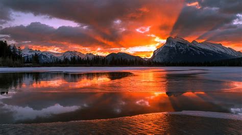 2560x1440 Canada Alberta Banff National Park 1440p