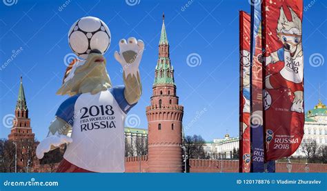 Official Symbols Of The 2018 Fifa World Cup In Russia Against The