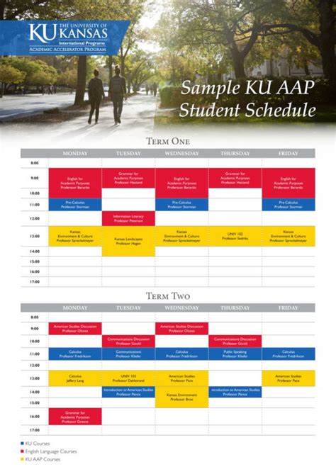 Free 14 Student Schedule Samples In Pdf Ms Word
