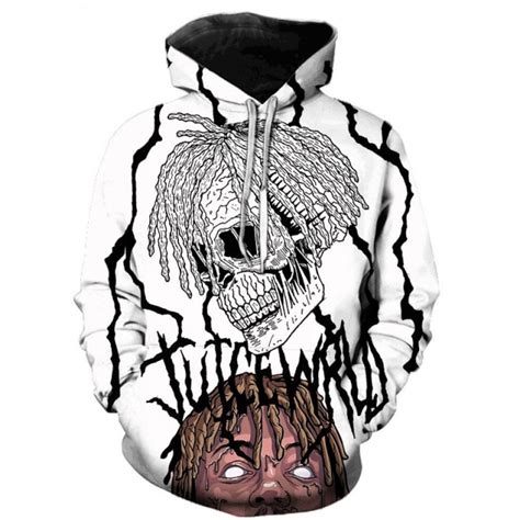 Juice Wrld 3d Hoodies Pullovers Printed Hooded Clothing Hoodies