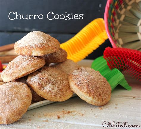 ~churro Cookies Oh Bite It Churros Food Sweet Recipes