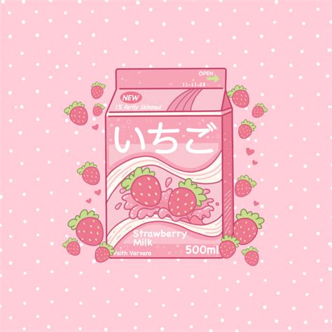 Checkout high quality strawberries wallpapers for android, desktop / mac, laptop, smartphones and tablets with different resolutions. Strawberry Milk Pink Pillow in 2020 | Kawaii wallpaper ...