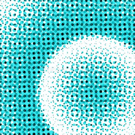 Blue Halftone Pattern Picture Image 6697364