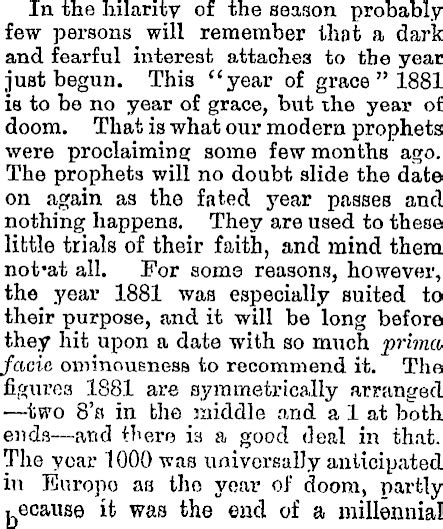 papers past newspapers otago witness 1 january 1881 passing notes