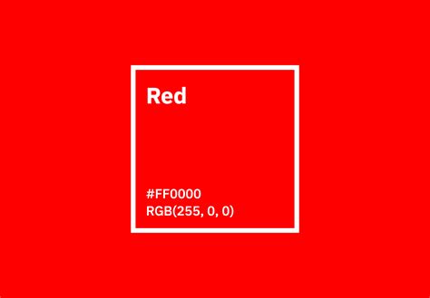 Red Color Hex Rgb Cmyk Pantone Color Codes Us Brand Colors