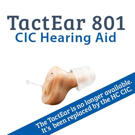 Tactear 801 Cic Digital Hearing Aid Advanced Affordable Hearing